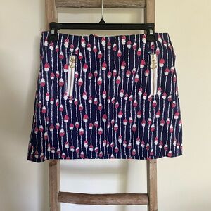 Adorable red white and blue Lilly Pulitzer Skirt
